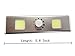 【2 Pack】Elecrainbow Wireless Dimmer Solid Zinc Alloy COB Light Bar with Powerful Magnet Mount - Batteries Included - Under Cabinet, Shelf, Closet, Kitchen RV Boat - No Electrician Needed, Silver