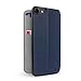 Twelve South SurfacePad for iPhone 8/7 / 6 | Slim Luxury Leather Cover + Display Stand (Midnight Blue)