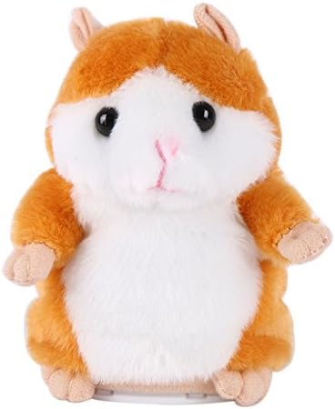 Olibay Talking Hamster Repeats What You Say,Plush Buddy Mouse Electronic Pet for Kids,5.1" (3)