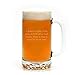 Personalized 16 oz. Beer Mug Engraved with Your Custom Text