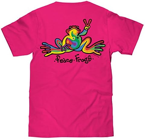 Peace Frogs Retro Frog Short Sleeve Licensed T-shirt (Various Colors)