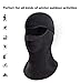 KSKG Balaclava Mask Winter Windproof Fleece Thermal Full Face Ski and Neck Warmer for Motorcycle Cycling Black