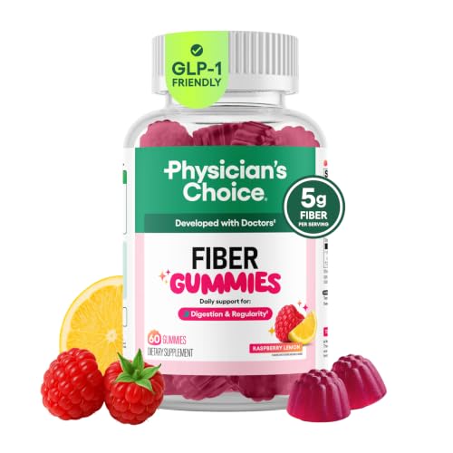 Physician's Choice Fiber Gummies Raspberry Lemon