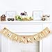 Whaline Thankful Maple Leaves Burlap Banner Autumn Harvest Home Decor Bunting Flag Garland Thanksgiving Day Party Decoration