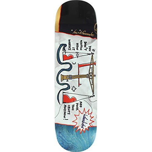 Krooked Gonz Justiss Skateboard Deck -8.75 Deck - Assembled 