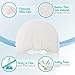 Baby Memory Foam Pillow Flat Head Prevention - Bonus Muslin Swaddle Blanket and Bib - Keeps Head Round, Provides Comfortable Sleep, Hypoallergenic - Baby Head Shaping Pillow for Infants