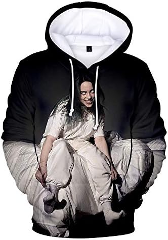 Billieeilish Hoodie Women Novelty Sweatshirts Pullover Hoodies