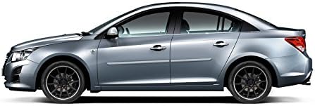 2011-2016 Chevy Cruze (Limited-Not New Body) Custom Painted Body Side Molding - Color Code: WA136X/G7J Unripened Green Metallic