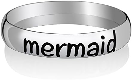 I Am Enough Inspirational Rings Custom Message Positive Reminder Stacking Rings Graduation Present Personalized Gift for Teen Girls Girlfriends Sister