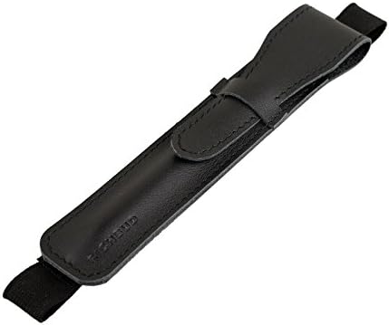 Richbud Apple Pencil Case Holder Genuine Leather Detachable Pouch Cover Fit iPad Pro 9.7 10.5 Inch Cases (Black)