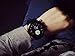 Binmer(TM)Fashion Unisex Men Women Silicone Quartz Analog Wrist Watch Big Dial Watches Black