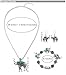 M MIRACULOUS GARDEN 3 Pack Elephant Jewelry Sets for Women