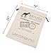 5PCS Christmas Gift Bag Santa Sack Canvas Bag 20''x 28'' Christmas Gift Sacks Canvas Xmas Santa Presents Bag with Deer Pattern for Stocking Presents(Off White Deer)