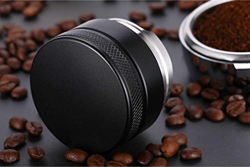 The 58mm coffee distributor is typically made of stainless steel and features a flat bottom with evenly spaced tines or prongs. When the distributor is pressed down onto the coffee grounds in the portafilter, the tines evenly distribute the grounds across the basket.