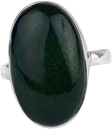 925 Sterling Silver natural Blood Stone gemstone Ring Size 7.5 US 4.87 g