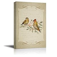 Canvas Wall Art Feather and Animals Canvas Prints Home Artwork Decoration for Living Room,Bedroom - 12x18 inches