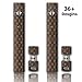 Trendiees 2 Pack - Juul Skin Wrap Vinyl Sticker Decal | JUUL Charger Skin & Prep Pad - Brown LV