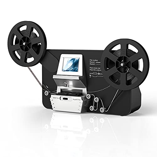 8mm & Super 8 Reels to Digital MovieMaker Film Sanner Converter, Pro