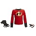 The Incredibles 2 Incredibles Dress up Set-Shirt with Logo, Gloves & Eye Mask