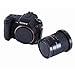 Movo 2 Pack Lens Mount Cap and Body Cap for Sony Alpha DSLR Camera