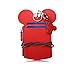 Neck Pouch, CHARMINER Card Holder Wallet, Neck Bag Travel Documents Purse, Cute Animal Shape for Women red