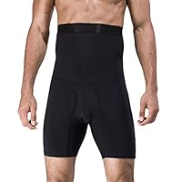 Panegy Penagy Men Body Shaper Briefs Anti-Slip Burning Belly Fat Abdomen Slimmer Quick Drying US M/Tag Asian L Black