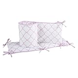 Trend Lab Orchid Bloom Crib Bumpers, Purple