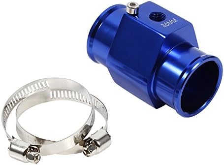 Sococo 水温計ゲージ ジョイントパイプ 水温接続パイプ 車の水温計アクセサリー 36mmホース用 直輸入品激安 3ウェ水温接続パイプジョイント カー センサー パイプ 水温計 自動車用 アダプター ジョイント ブルー