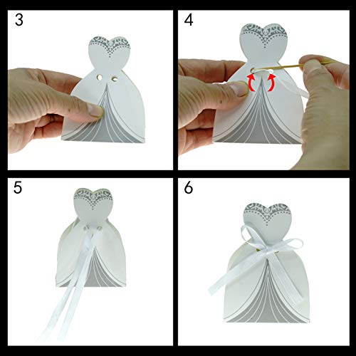 Wedding Party Favors Candy Treat Boxes - Tuxedo Dress Groom Bride Candy Boxes Small Gift Boxes Bulk Engagement Bridal Shower Anniversary Party Boxes Supplies, 100pc