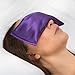 Amethyst Eye Mask Pillow with Lavender and Organic Flaxseed. Hot Or Cold. Soothing and Relaxing. Can Help with Sleep, Headaches & Migraines, Puffy/Dry Eyes and Muscular Pain