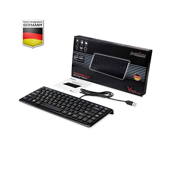 Perixx-PERIBOARD-407B-Mini-Keyboard-Wired-USB-Interface-Piano-Black-320x141x25mm-Dimension-Chiclet-Key-Design-UK-Layout Perixx PERIBOARD-407B, Mini Keyboard - Wired USB Interface - Piano Black - 320x141x25mm Dimension - Chiclet Key Design…