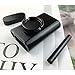 Portable Stash Holder Aluminum Magnetic Lid for Smell Proof | Special Design with Mini Grinder, Malachite Black