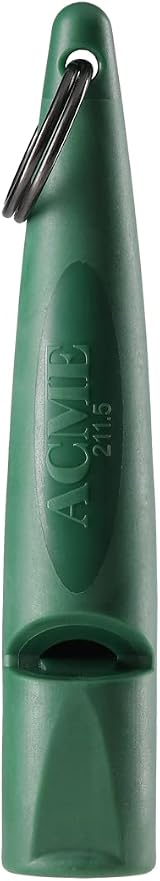 ACME Dog Whistle No. 211.5 Alpha Matte Black Forest Green view 3