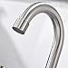 Phiestina 2 Handle 3 Hole 8 Inch Widespread Bathroom Faucet with Metal Pop-Up Drain, Brushed Nickel, WF015-1-BN