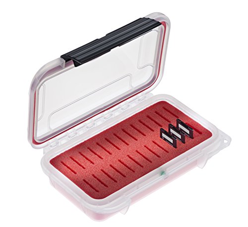 Waterproof Dust-Proof Professional 26 SD Memory Card Protective Case ELSD-26 Red Foam, See Through Clear Case