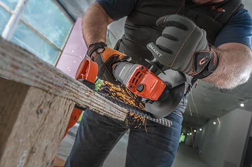 Angle Grinder GL-125S 125mm 860W - Variable Speed 4000-11000 RPM, Soft Start, 3m Cable, M14 Thread, Auxiliary Grip, RS Dust Protection, by Dnipro-M