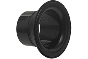Plmvhpb Bass Drum Enhancer ABS Rubber Bass Drum Kick Enhancer with Black Port Hole Protector,Mic Hole Drum,Black Black