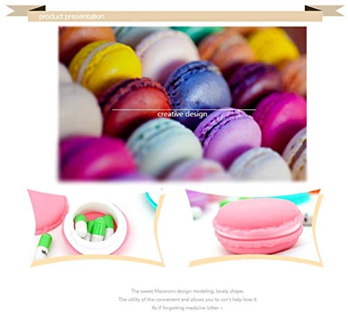 Kemilove 6 PCS Mini Earphone SD Card Macarons Bag Storage Box Case Carrying Pouch - Thumbnail 4