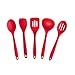 Silicone Utensil Set,Heat Resistant Kitchen Cooking and Baking Utensils,10.6-Inch (5 Piece Set)