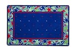 Kids Area Rug, Boys Abstract Stars in Blue, Green and Red | Delta Children Children's Carpet