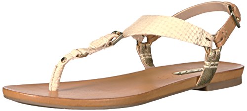 Aldo women s joni flat sandal, bone, 7.5 b us