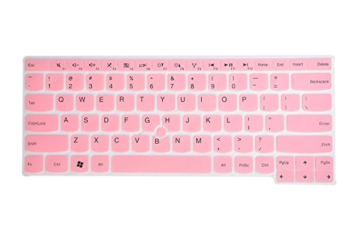 Leze - Ultra Thin Soft Keyboard Skin Cover for Lenovo Thinkpad E430 E430C E435 E335 E450C E460 E465 S430 L330 L450 T430U T430 T430i T430S T450S T530 S3 Semi - Pink
