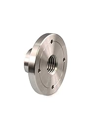 Hurricane Turning herramientas, torno de acero de 3" placa frontal, 1" X 8tpi