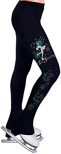 NY2 SPORTSWEARFigure Skating Practice Pants with Rhinestones S100B - Adult Sizes