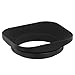 Haoge 49mm Square Metal Screw-in Mount Lens Hood for Sony RX1 RX1R RX1RII Camera, Sony E 20mm f2.8, 28mm f2, 30mm f3.5, 35mm f1.8, 50mm f1.8, T*E 24mm F1.8, 55mm F1.8, T*FE 35mm F2.8 Lens