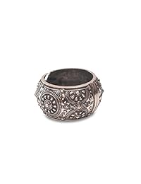 Rastreador de actividad pulsera para Fitbit Flex y otros monitores de fitness   el Melissa de bronce antiguo grabado pulsera pulsera Fitness Tracker, Bronce, 1