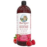 ORGANIC LIQUID MORNING MULTIVITAMIN by MARYRUTH (Raspberry) Highest Purity Organic Ingredients, Vitamins A B C D3 E, Minerals & Amino Acids to Provide Natural Energy All Day 100% VEGAN & Gluten Free