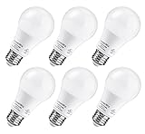 A19 LED Bulb, LuminWiz 9W 3000K 700lm UL-Listed LED Light Bulbs 60W Equivalent,E26 Base,Energy Star,Soft White,6-Pack