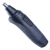 Nose Hair Trimmer for Men for removal of all those stray facial body hairs without pulling & tugging using our dual-edge stainless-steel blades technology, Sleek & ergonomic design