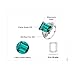 JewelryPalace Luxury 5.9ct Created Green Nano Russian Emerald Cocktail Ring 925 Sterling Silver Size 6